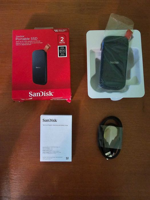 SSD extern SanDisk Portable 2TB USB-C