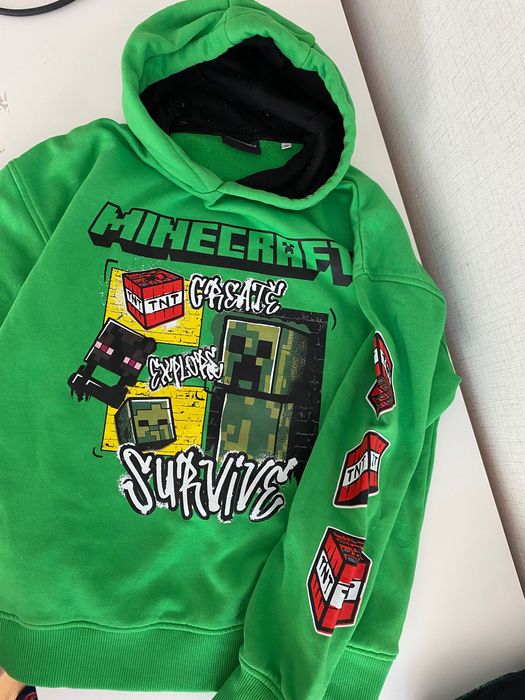 Дрехи за момче - суичър и блузи с дълъг ръкав, PlayStation, Minecraft