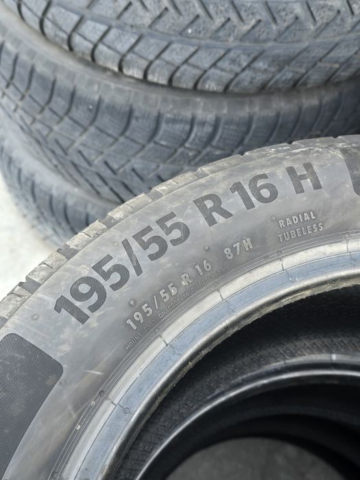 4 Броя 195/55/16 Continental 2x6mm 2x5,5mm