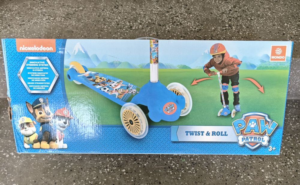 Детска Тротинетка - Скутер с 3 гуми Пес Патрул Mondo Paw patrol