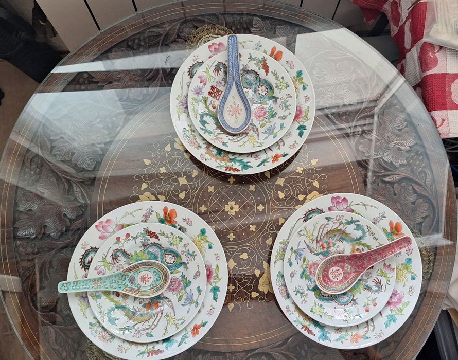Set portelan dragoni
