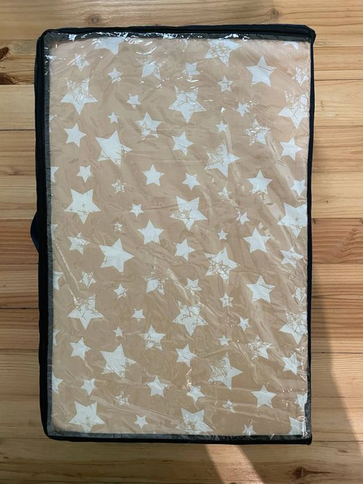 Кошара с падаща страна + 2 нови матрака, стандартен и сгъваем