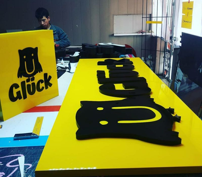 Наружная Реклама Световые Буквы Стелла Вывеска