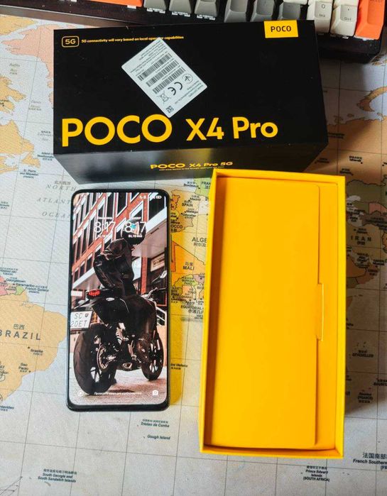 POCO x4 PRO 5G | пользовался сам | коробка документ