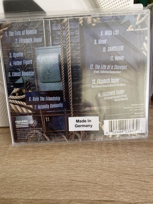 Taylor Swift The Life of a Showgirl (So Glamorous Cabaret Version) CD лимитирано издание