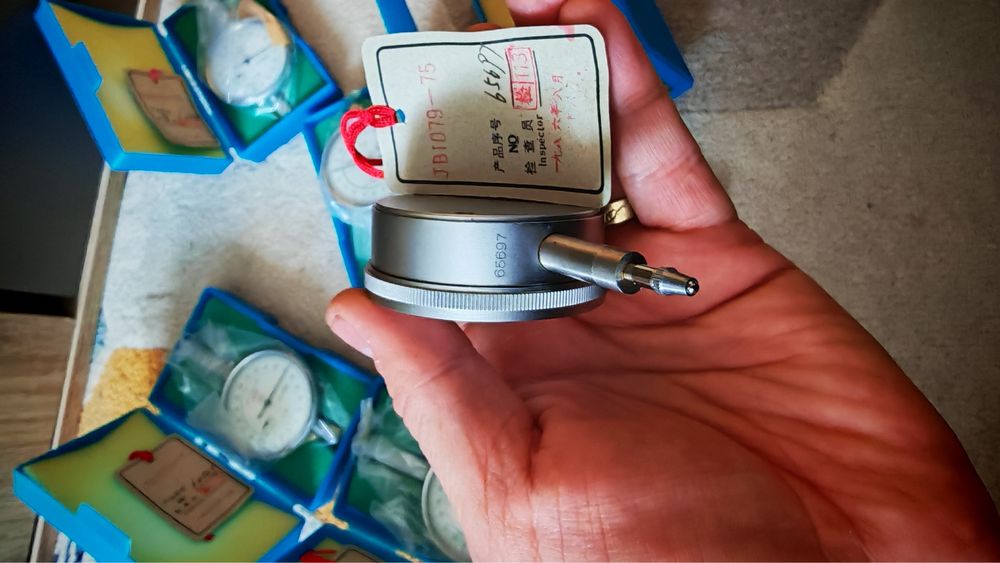 Comparator mecanic 0,001 mm LINKS Harbin, nou în cutie