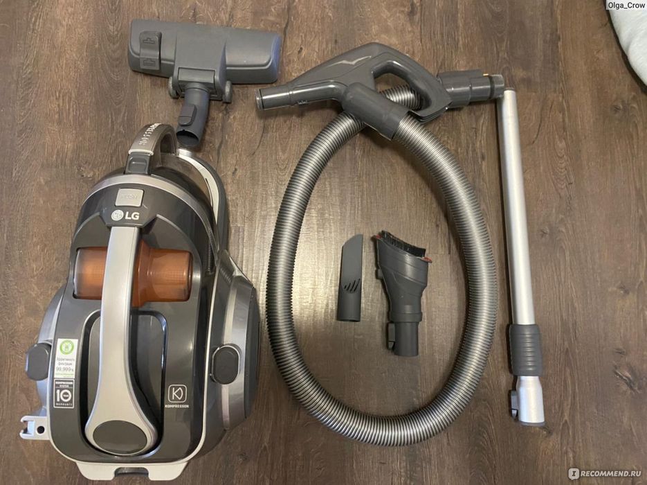 Пылесос LG VK89309H c системой прессования пыли Compressor  Доставка