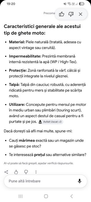 Ghete moto 40  piele