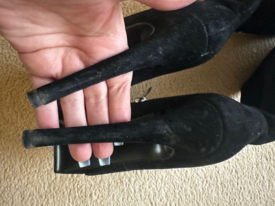 Сапоги на каблуке