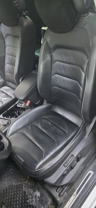 Кожаный салон vw tiguan 2