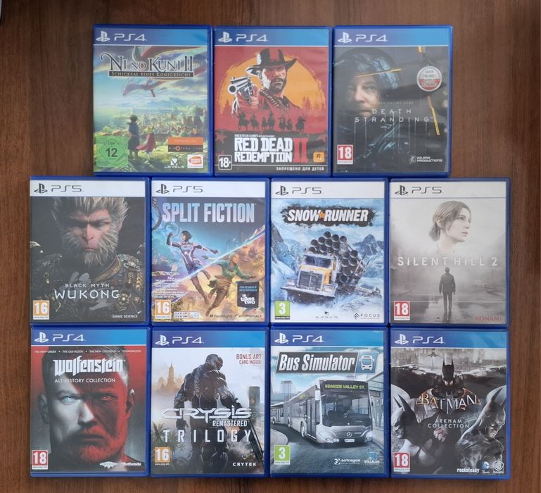 Playstation 4, 5 диск пс4 пс5