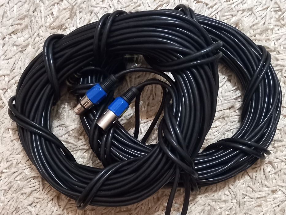 Cabluri  boxe pasive, Cablu xlr 25m, cablu retea alimentare