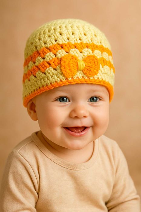 Ръчно плетени детски шапки