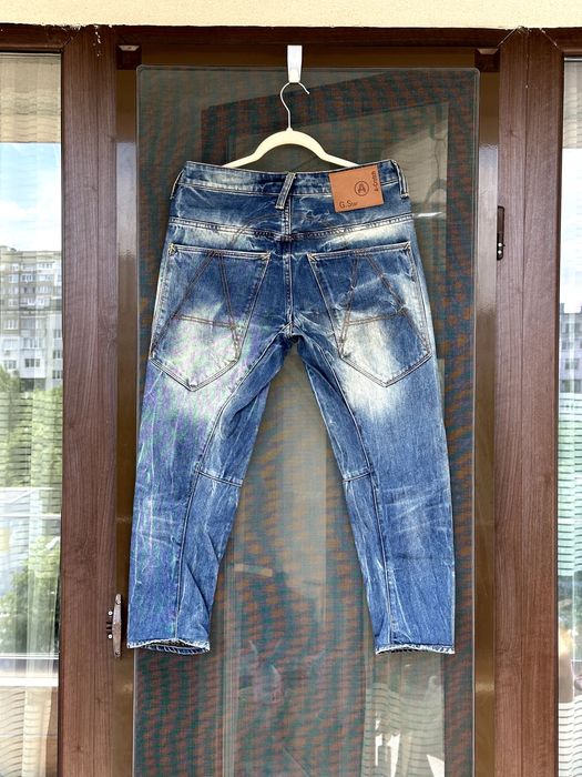 Мъжки дънки G-Star Raw (A-Crotch Tapered) - размер W29 / L32, Отлично състояние