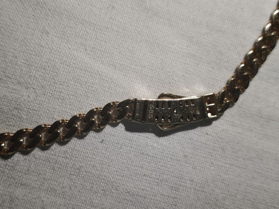 Lanț cuban aur 14 k