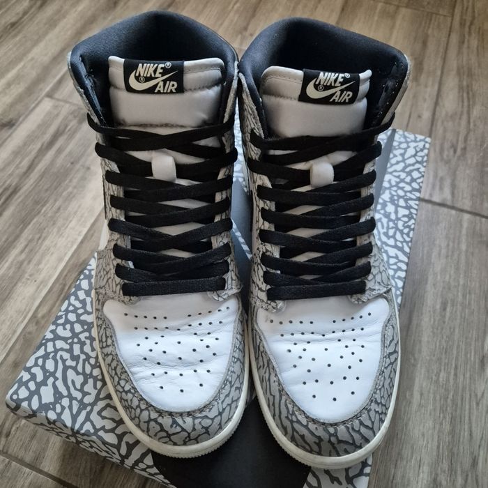 Air Jordan 1 Retro High OG White Cement