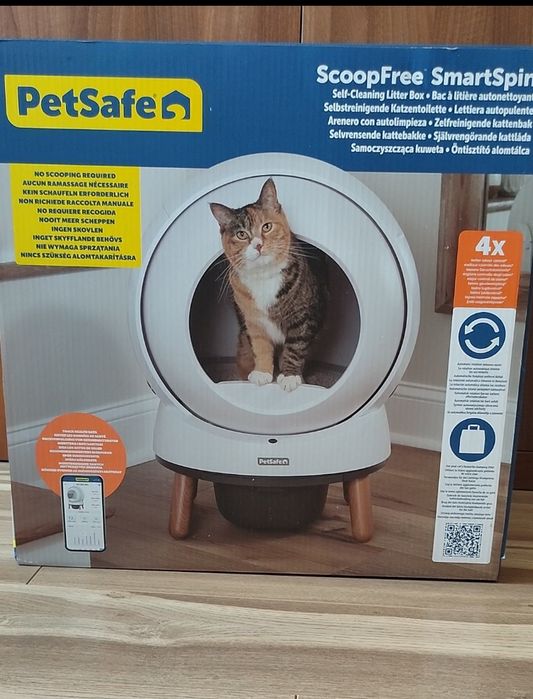 Litieră Automată Inteligentă PetSafe (Model Robot cu picioare) - Nouă/Testată