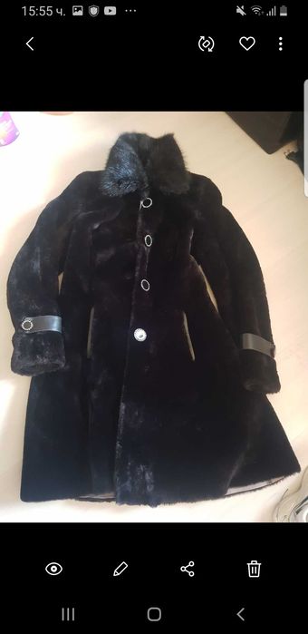 Палто от естествена кожа