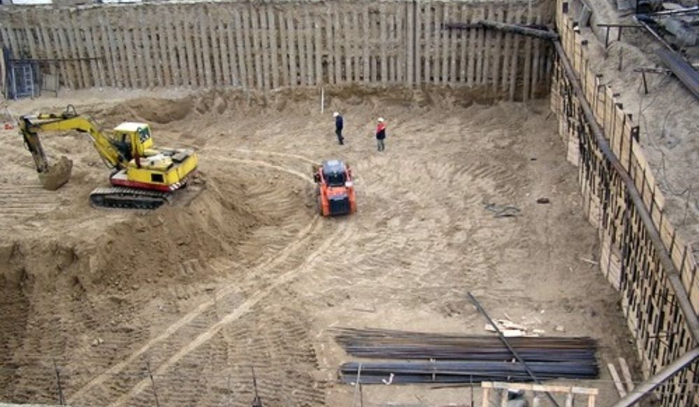 Котлован. Kotlovan шагал щебень клиинец