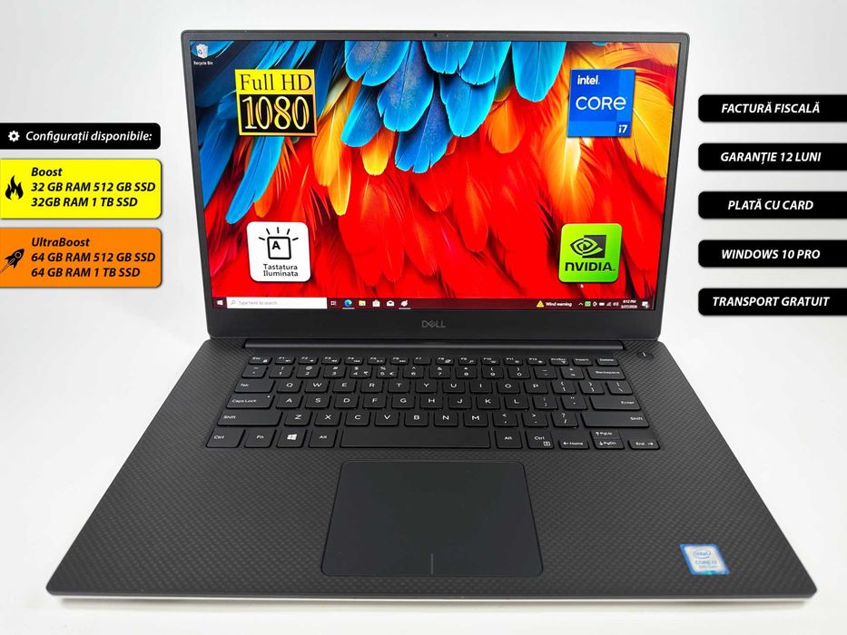 Laptop Nou Dell Precision 5540 i7 64 gb ram 1 TB ssd 2 TB hdd Nvidia
