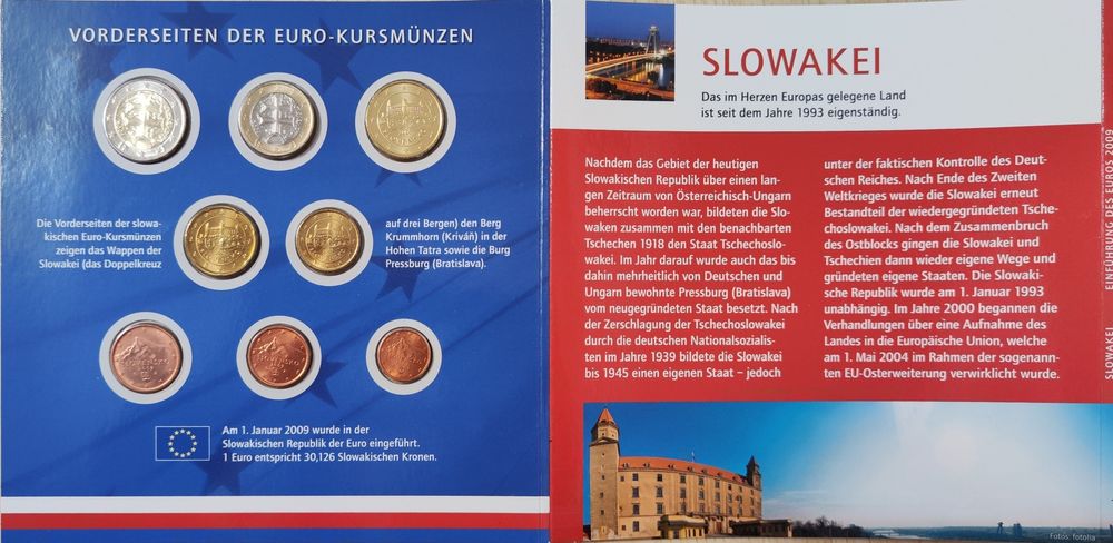 Set monede euro Slovacia