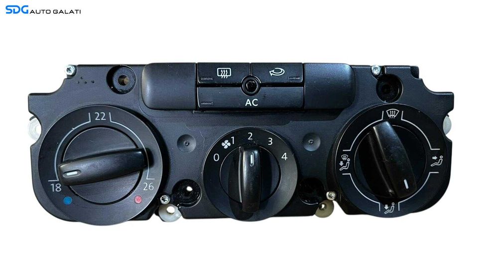Panou Modul Unitate Comanda AC Aer Conditionat Clima Climatic Volkswagen Tiguan 2007 - 2013 Cod 1K0820047GK 5HB009352 [LC0586]