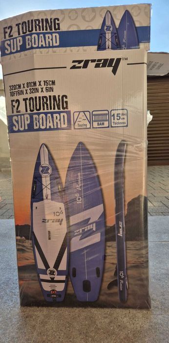 Set placa Stand Up Paddle board SUP Z-RAY Fury Pro 10'6", 320x81x15 cm