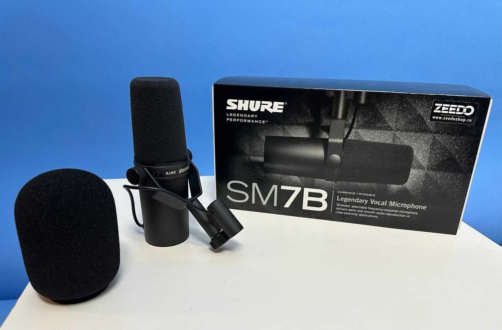 Microfon de podcasturi SHURE SM7B