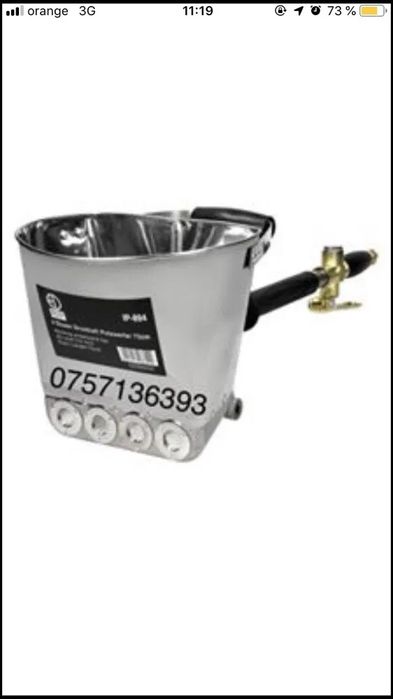 Pistol tencuit pompa tencuiala inox diuze sprit tecuit gleturi vopsit
