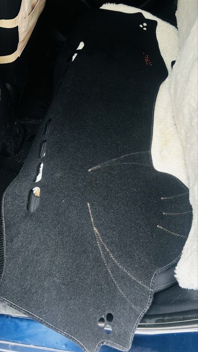 Накидка на панель кобальт