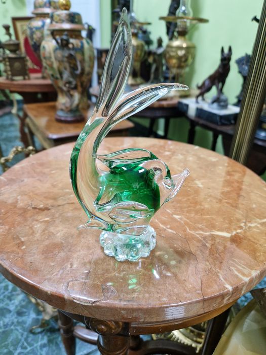 Прекрасна антикварна италианска колекционерска фигура Murano