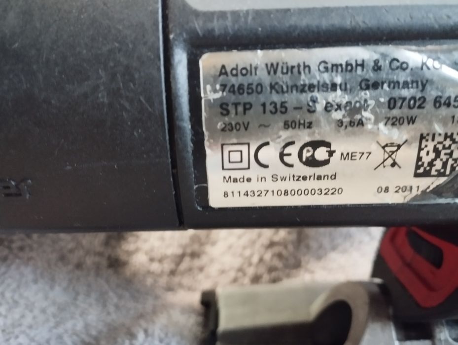 прободен трион Wurth /Bosch STP 135 s extract