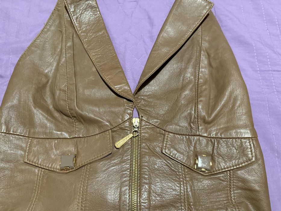 Дамски комплект естествена кожа