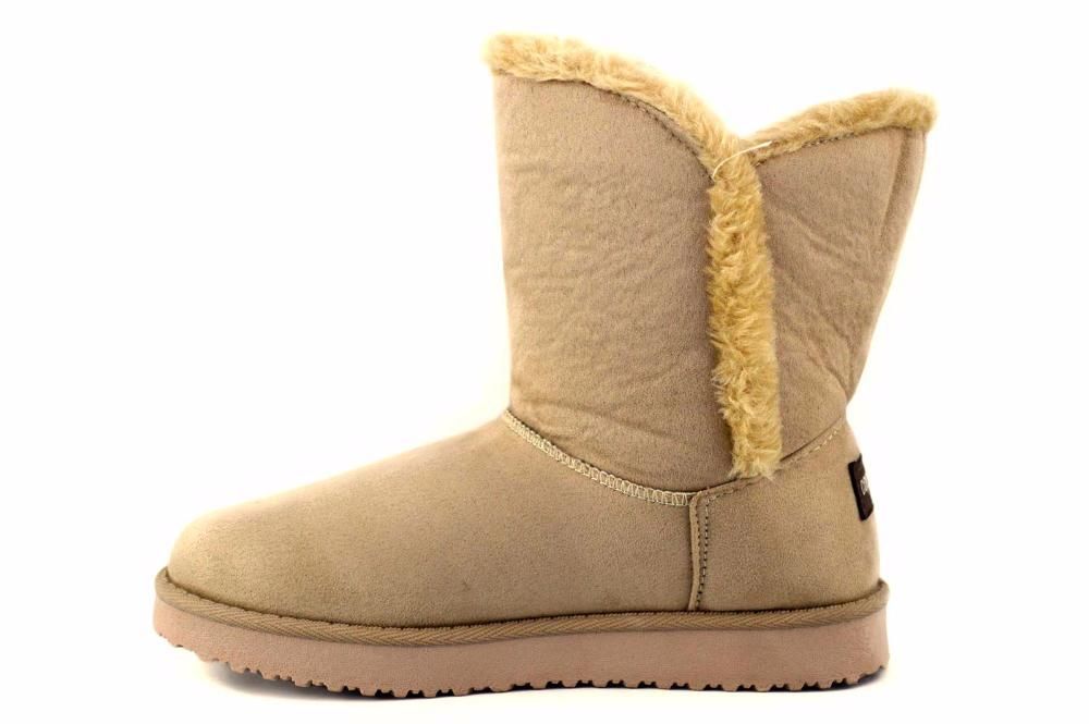 Cizme dama imblanite tip UGG Bej - 37, 38, 40