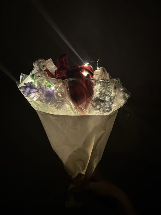 Букет из синельной проволки