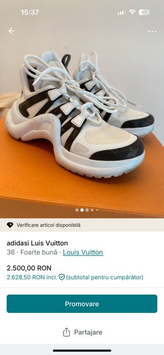 Adidasi Loius Vuitton archlight
