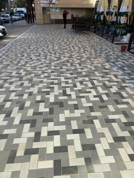 Укладка брусчатки