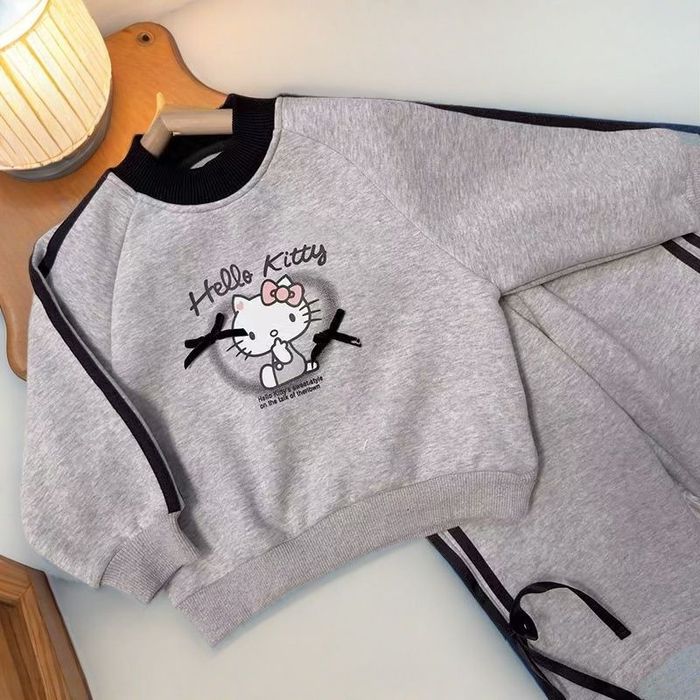 Спортивный костюм двойка, теплый Hello Kitty, Китти