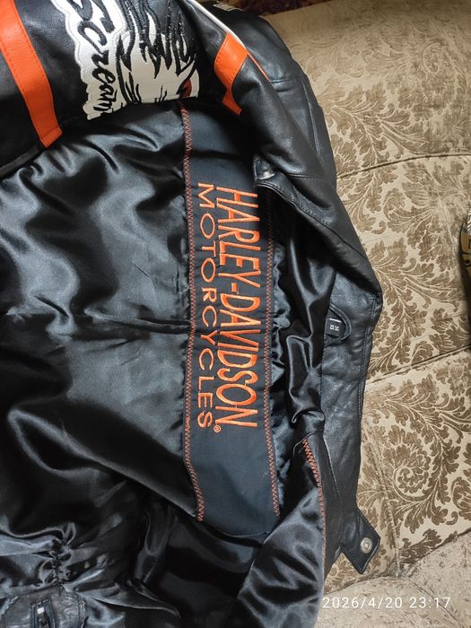 Куртка кожа Harley Davidson