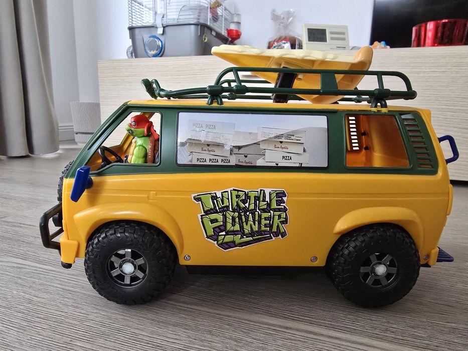 Masinita Pizzafire VAN cu 4 testoase ninja