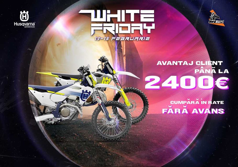 Motociclete Husqvarna (Finantare flexibila)