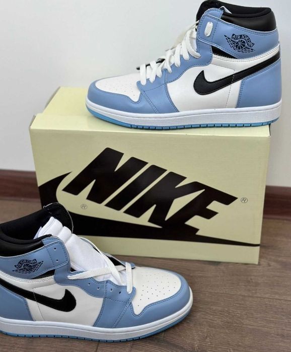 STOC LIMITATI!! Adidasi / Sneakers Air Jordan 1 High University Blue Albastru Marimi 36-44 Unisex