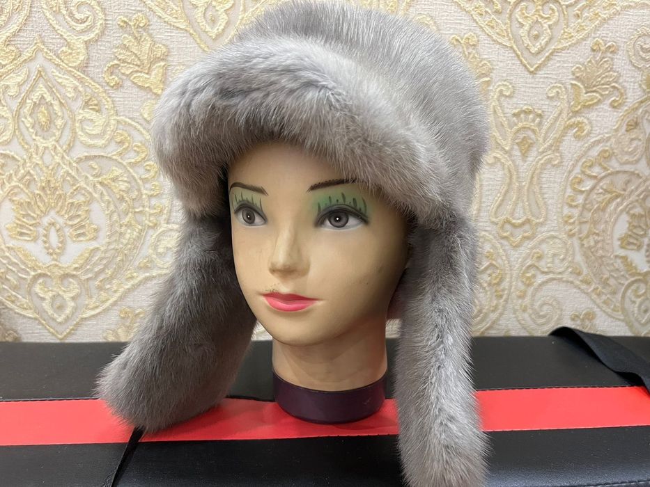 Норковая шапка ушанка