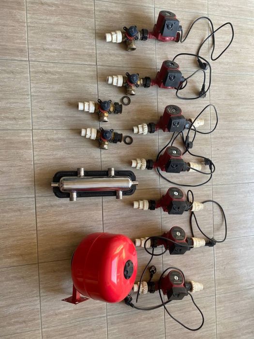 Отапления рашбак трехходовой гидрострелка насос