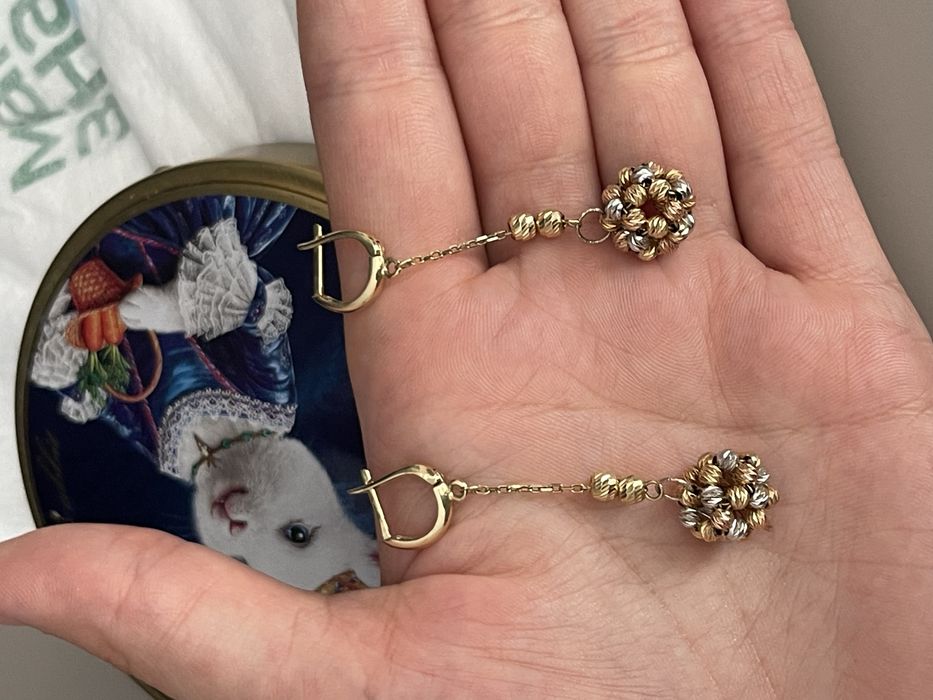 Сережки подвески продам