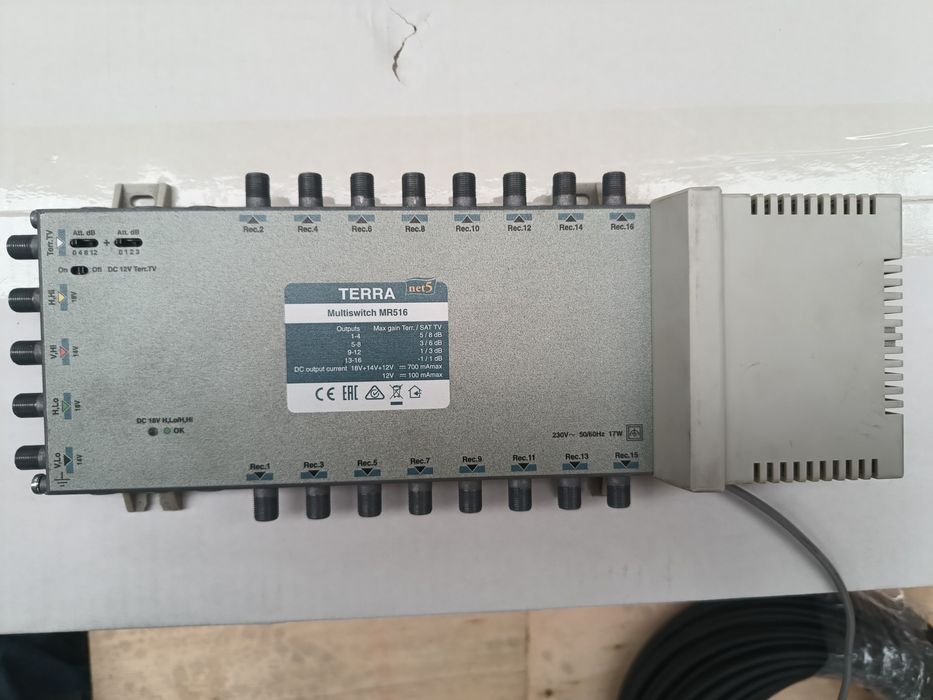 Multiswitch 4in 16out + terrestrial Terra