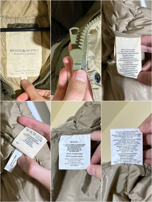 Мъжко зимно пухено яке Ralph Lauren Denim Supply (оригинал, размер M)