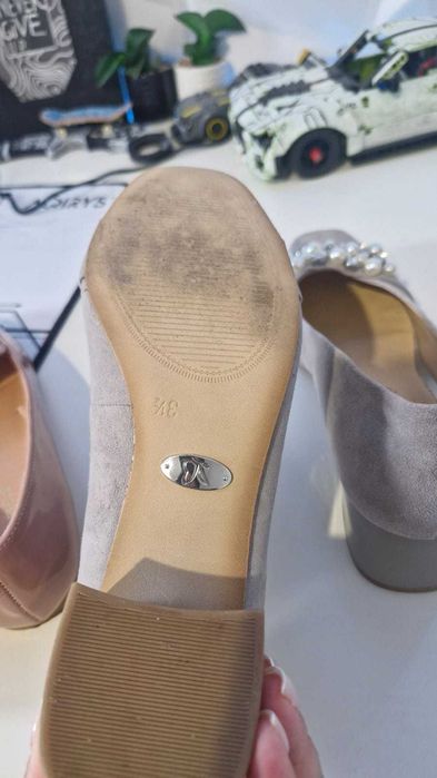 Pantofi CAPRICE,piele intoarsa,ca noi,36