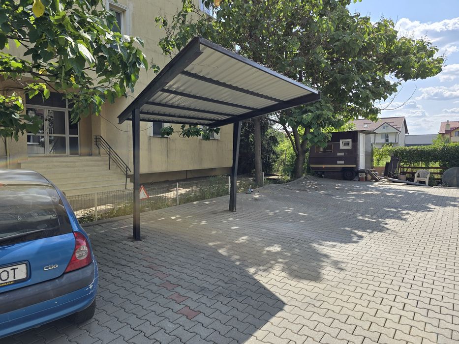 Carport (copertina auto) 5,00m x 3,00m x 2,20/2,00m