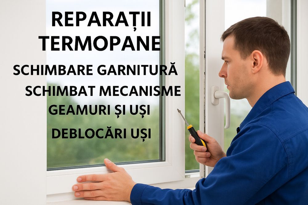 Reparatii termopane Ilfov/Bucuresti